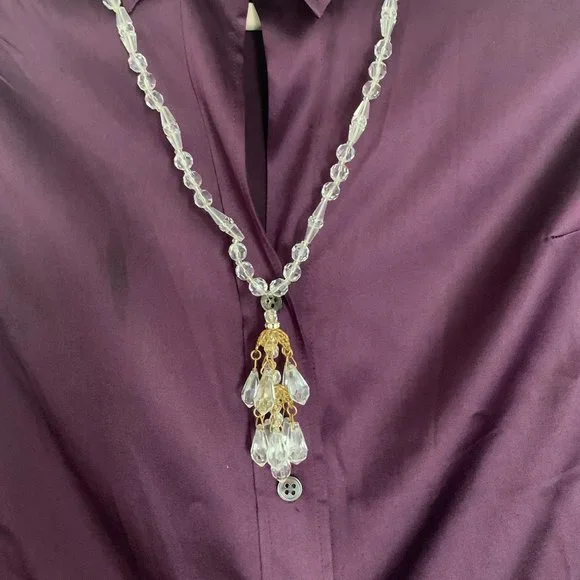 Miriam Haskell Signed Vintage Necklace - Picture 5 of 10